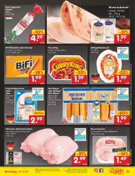 Gazetka promocyjna Netto Marken-Discount - Filial-Angebote - Gazetka - ważna od 10.12 do 10.12.2022 - strona 17 - produkty: angebot, auer, aufschnitt, Bau, Bauer, Bauernschinken, bestpreis, bifi, buch, curry, eis, fleisch, fleischwurst, Geflügel, gin, Hähnchen-Oberkeulen, Holz, Käse, leberkäs, leberkäse, natur, nuss, reis, salami, schinken, steak, steaks, Ti, Ungarische Salami, wiener, wurst, wurst in selbstbedienung, ZTE