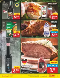 Gazetka promocyjna Netto Marken-Discount - Filial-Angebote - Gazetka - ważna od 10.12 do 10.12.2022 - strona 7 - produkty: aceto, aceto balsamico, angebot, balsam, balsamico, bestpreis, eis, ente, feinschmecker, fleisch, frischkäse, jungbullen, Käse, knorr, Kürbis, Kürbiskernöl, Mantel, Mode, reis, salat, salate, Speck, suppe, tafelspitz, Ti, wurst, wurst in selbstbedienung, ziegenfrischkäse, ZTE