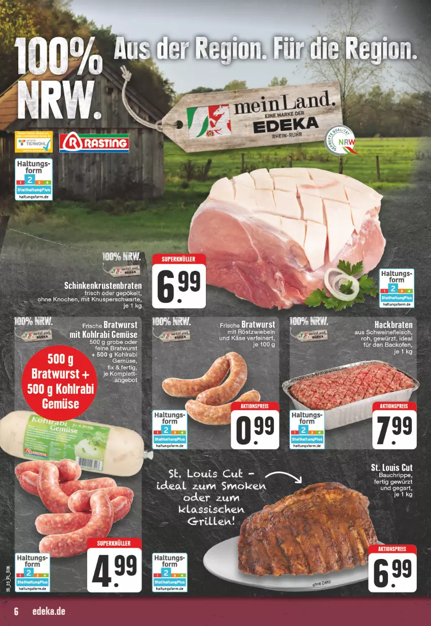 Aktueller Prospekt E Center - Angebote der Woche - von 28.08 bis 02.09.2023 - strona 6 - produkty: aktionspreis, backofen, eis, fleisch, gewürz, kohlrabi, Ofen, reis, schwein, schweine, schweinefleisch, tee, Ti, wein, weine, zwiebel, zwiebeln