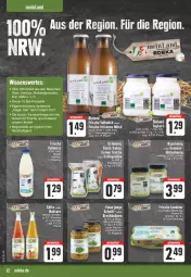 Gazetka promocyjna E Center - Angebote der Woche - Gazetka - ważna od 02.09 do 02.09.2023 - strona 12 - produkty: aktionspreis, angebot, apfel, beutel, bio, bioland, Blüte, blütenhonig, bohne, bohnen, eier, eis, flasche, honig, joghur, joghurt, milch, molkereiprodukte, Nektar, obst, reis, rwe, säfte, sahne, schmand, Sport, Ti, vollmilch