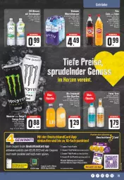 Gazetka promocyjna E Center - Angebote der Woche - Gazetka - ważna od 02.09 do 02.09.2023 - strona 19 - produkty: aktionspreis, Alwa, auer, bio, coupon, coupons, deutschlandcard, drink, eis, energy drink, fever-tree, flasche, glasflasche, mineralwasser, reis, Schal, Sprudel, Ti, vita, vöslauer, wasser