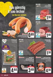 Gazetka promocyjna E Center - Angebote der Woche - Gazetka - ważna od 02.09 do 02.09.2023 - strona 8 - produkty: aktionspreis, auer, chili, eis, knoblauch, krakauer, Mett, mit knoblauch, Nackensteak, nackensteaks, natur, reis, ring, schinken, schwein, schweine, schweinenacken, steak, steaks, Ti, toast, Toastschinken, wein, weine, wurst, würstchen