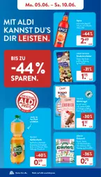 Gazetka promocyjna AldiSud - NÄCHSTE WOCHE - Gazetka - ważna od 10.06 do 10.06.2023 - strona 9 - produkty: aldi, aperitif, apfel, apfelsaft, Apfelschorle, Blüte, cookie, cookies, eis, ente, flasche, frucht, holunder, holunderblüte, kräuter, milch, natur, natura, reis, riegel, saft, schorle, studentenfutter, Ti, zucker