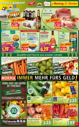 Gazetka promocyjna Norma - Norma - Gazetka - ważna od 30.10 do 30.10.2023 - strona 11 - produkty: Becher, beutel, bier, bio, bio-zucchini, Birnen, Brandenburger äpfel, burger, eier, eis, elle, erde, fisch, flasche, frucht, früchte, Garten, Gemüsezwiebel, Germ, hering, Herings, Heringshappen, Kaiser, karotten, knoblauch, Knödel, kräuter, kuchen, kühlregal, LG, obst, Obst und Gemüse, paprika, Pfannkuchen, regal, reis, ring, rwe, sac, saft, salat, salate, schinken, schinkenspeck, schwein, Speck, Spezi, Spitzpaprika, Ti, tiefpreis, und gemüse, wein, weinbrand, wiener, Wild, Wildschwein, zitrone, zitronen, zucchini, zwiebel, zwiebeln