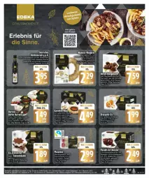 Gazetka promocyjna Edeka - Prospekte - Gazetka - ważna od 09.12 do 09.12.2024 - strona 15 - produkty: apfel, ball, Becher, beutel, brot, Burrata, cola, deka, eier, flasche, gulasch, Käse, kuchen, LG, mac, Macarons, mandel, pasta, rezept, ring, schoko, schokolade, schokoladen, Ti, Wild