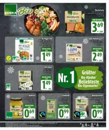 Gazetka promocyjna Edeka - Prospekte - Gazetka - ważna od 09.12 do 09.12.2024 - strona 21 - produkty: apfel, apfelmus, bio, deka, eis, ente, fleisch, gouda, haselnuss, hirtenkäse, kakao, Käse, kokos, kokosnuss, Kokosnussmilch, lachs, lebensmittel, mandel, milch, natur, natura, nuss, Räucherlachs, reis, ring, sesam, Ti, ZTE, zucker