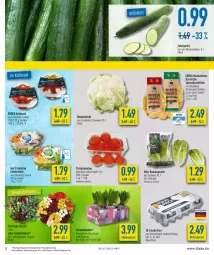 Gazetka promocyjna Diska - Prospekte - Gazetka - ważna od 19.02 do 19.02.2022 - strona 5 - produkty: aktionspreis, antipasti, asti, Becher, blume, blumen, blumenkohl, burger, deka, eier, eis, fisch, gurke, kartoffel, kartoffeln, Narzissen, reis, Romanasalat, rosen, salat, Salatgurke, Schal, Schale, speisekartoffeln, Ti, tomate, tomaten, topf, zwiebel