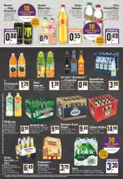 Gazetka promocyjna Edeka - Angebote der Woche - Gazetka - ważna od 18.06 do 18.06.2022 - strona 18 - produkty: Alwa, auer, bett, bier, corona, drink, elle, energy drink, ente, erdinger, flasche, fritz, fritz-kola, frucht, getränk, getränke, gin, krombache, krombacher, limo, limonade, limonaden, mac, mineralwasser, monster, natur, Rauch, rel, sinalco, tee, Ti, vitrex, vöslauer, wasser