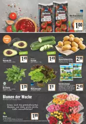Gazetka promocyjna Edeka - Angebote der Woche - Gazetka - ważna od 18.06 do 18.06.2022 - strona 3 - produkty: angebot, ball, beutel, bio, blume, blumen, cola, deutschlandcard, eis, Frühkartoffeln, kartoffel, kartoffeln, kräuter, kräutern, LG, mini-rispentomaten, mit zwiebeln, rispentomaten, rosen, rucola, salat, Schal, Schale, spargel, speisefrühkartoffeln, Ti, tomate, tomaten, zucchini, zwiebel, zwiebeln