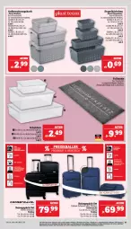 Gazetka promocyjna Marktkauf - Prospekt - Gazetka - ważna od 03.02 do 03.02.2024 - strona 43 - produkty: eis, Fußmatte, Körbchen, reis, reisetasche, Tasche, Ti, trolley