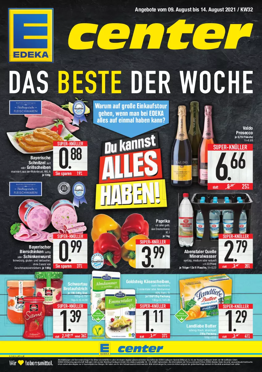 Aktueller Prospekt E Center - Angebote der Woche - von 09.08 bis 14.08.2021 - strona 1