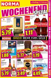 Gazetka promocyjna Norma - Norma - Gazetka - ważna od 20.02 do 20.02.2023 - strona 15 - produkty: alpenmilch, bohne, bohnen, bohnenkaffee, Cap, cappuccino, cin, cuvée, erfrischungsgetränk, feinster spitzenkaffee, flakes, flasche, getränk, haselnuss, joghur, joghurt, kaffee, küche, Küchen, küchenrolle, küchenrollen, latte, löslicher bohnenkaffee, mandel, milch, nuss, prodomo, rouge, schoko, Spezi, Ti, wein, weinbrand