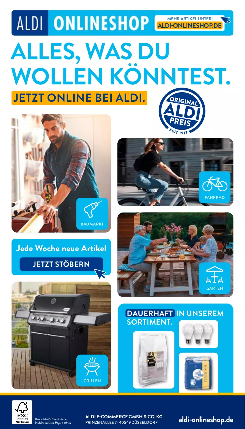 Aktueller Prospekt Aldi Nord - Von Montag - von 09.10 bis 14.10.2023 - strona 31 - produkty: aldi, auer, Bau, Fahrrad, Garten, grill, magazin, Ti, wolle