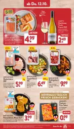 Gazetka promocyjna Aldi Nord - Von Montag - Gazetka - ważna od 14.10 do 14.10.2023 - strona 27 - produkty: aqua, braten, chardonnay, eis, elle, filet, flakes, flasche, fleisch, forelle, geback, Geflügel, gewürz, gin, gulasch, Heu, lachs, pizza, pute, putenschnitzel, reis, rel, Ria, rind, rinder, rindergulasch, Rückenbraten, salami, Schal, Schale, schnitzel, schwein, suppe, suppen, suppenfleisch, Ti, tiefpreis, vin de france, wein, Weißwein, wiener, ZTE