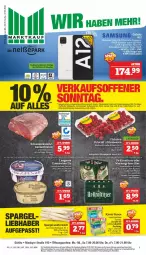 Gazetka promocyjna Marktkauf - Prospekt - Gazetka - ważna od 07.05 do 07.05.2022 - strona 1 - produkty: angebot, angebote, Becher, beere, beeren, bier, braten, eis, ente, fisch, himbeer, himbeere, himbeeren, langnese, reis, saft, Schal, Schale, schwein, schweine, Ti, uhr, wein, weine
