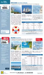 Gazetka promocyjna Lidl - Monatliche Reise-Highlights - Gazetka - ważna od 31.03 do 31.03.2023 - strona 16 - produkty: auto, Bad, Bau, bett, brie, buch, Cap, dusche, eier, eis, elle, enders, erde, fenster, florette, Garten, Germ, getränk, getränke, gin, hama, Heu, inklusivleistungen, kreuzfahrten, LG, Maus, Meister, ndk, pool, reis, reiseveranstalter, reiseverlauf, rezept, Ria, Schal, Schale, sim, Sport, tender, Thea, Ti, timer, tisch, uhr, weck, Whirlpool, ZTE