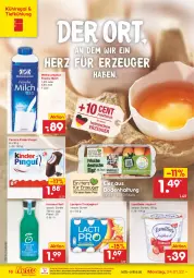 Gazetka promocyjna Netto Marken-Discount - Filial-Angebote - Gazetka - ważna od 29.01 do 29.01.2022 - strona 16 - produkty: eier, eis, ferrero, frische milch, Innocent, joghur, joghurt, Kinder, kinder pingui, kühlregal, landliebe, landliebe joghurt, milch, ndk, pingui, regal, reis, saft, Ti, versandkostenfrei, weihenstephan