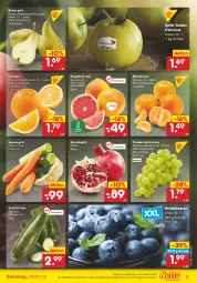 Gazetka promocyjna Netto Marken-Discount - Filial-Angebote - Gazetka - ważna od 29.01 do 29.01.2022 - strona 5 - produkty: angebot, apfel, asti, beere, beeren, Birnen, grana, granatapfel, grapefruit, heidelbeere, heidelbeeren, LG, mandarine, mandarinen, orange, orangen, Rana, Schal, Schale, suppe, suppen, Ti, trauben, ZTE, zucchini