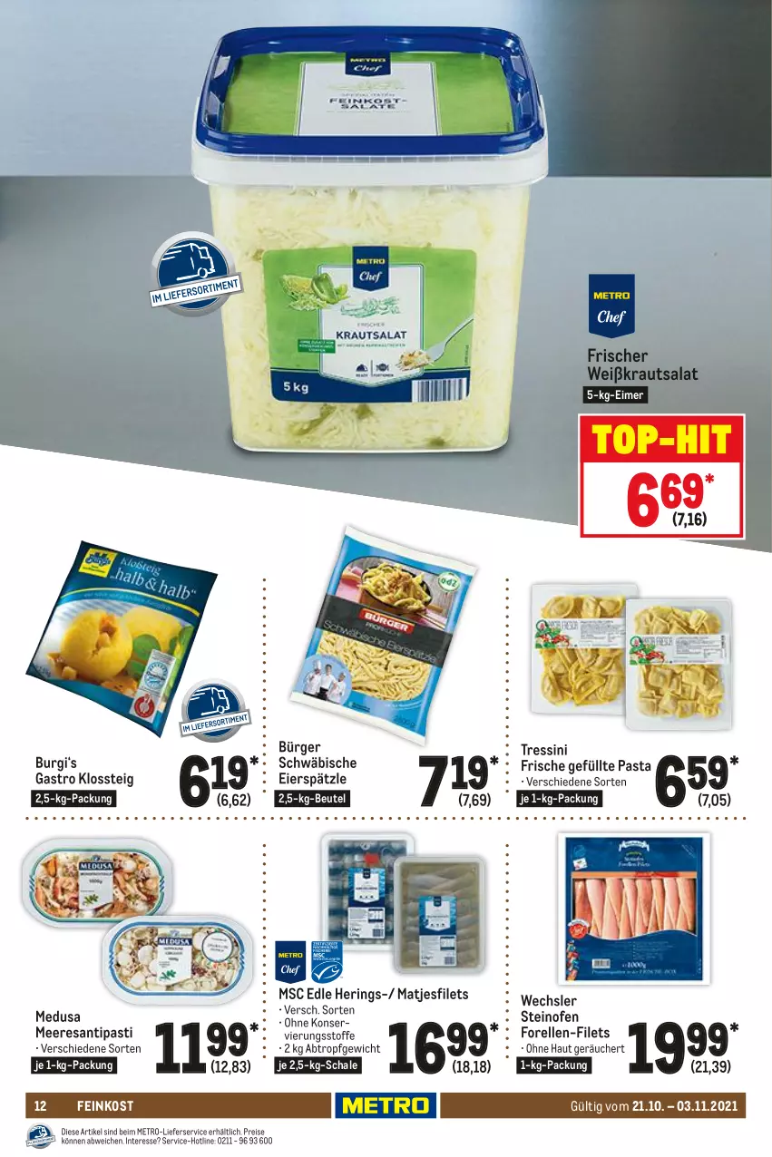 Aktueller Prospekt Metro - GastroJournal - von 21.10 bis 03.11.2021 - strona 12