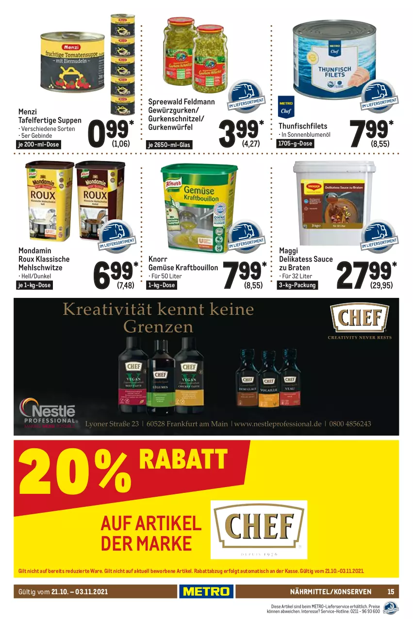 Aktueller Prospekt Metro - GastroJournal - von 21.10 bis 03.11.2021 - strona 15