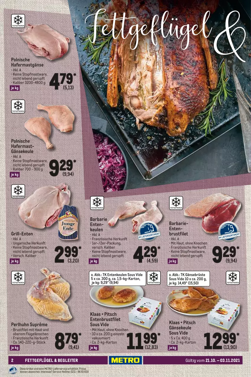 Aktueller Prospekt Metro - GastroJournal - von 21.10 bis 03.11.2021 - strona 2