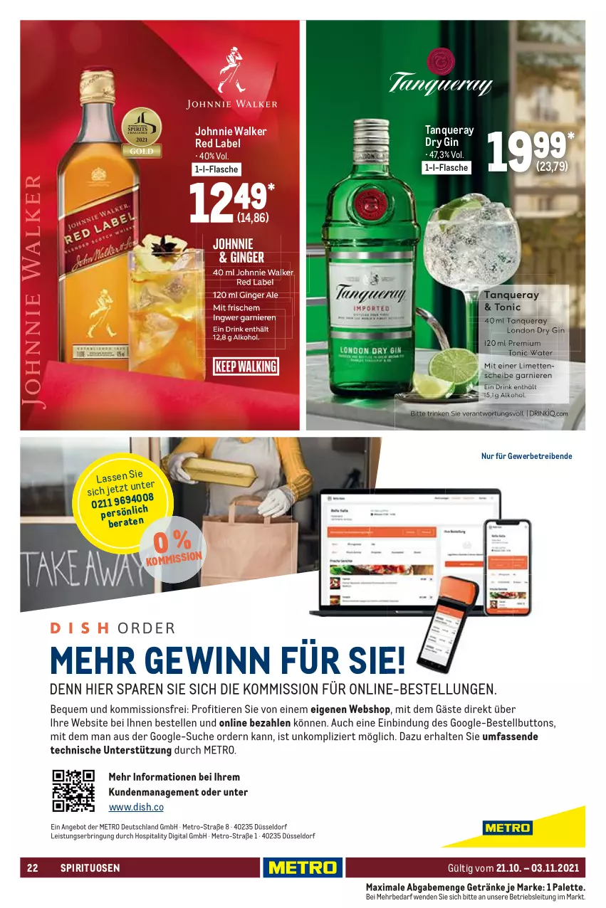 Aktueller Prospekt Metro - GastroJournal - von 21.10 bis 03.11.2021 - strona 22