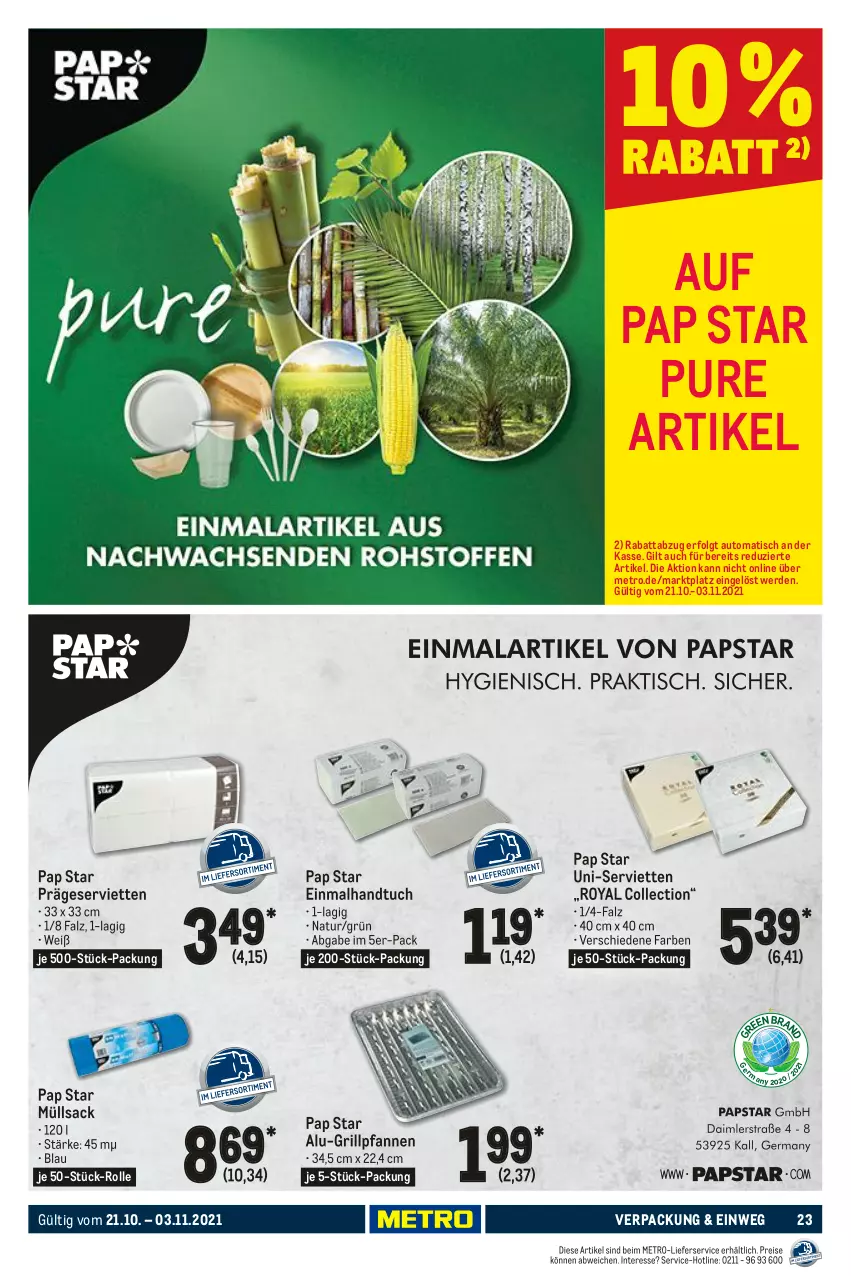 Aktueller Prospekt Metro - GastroJournal - von 21.10 bis 03.11.2021 - strona 23