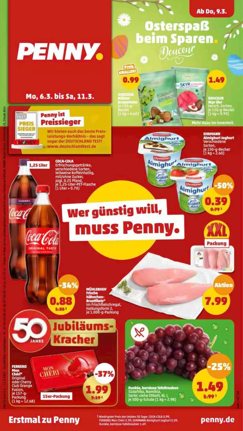 Aktueller Prospekt Penny - Prospekte - von 06.03 bis 11.03.2023 - strona 1 - produkty: eis, reis, Ti