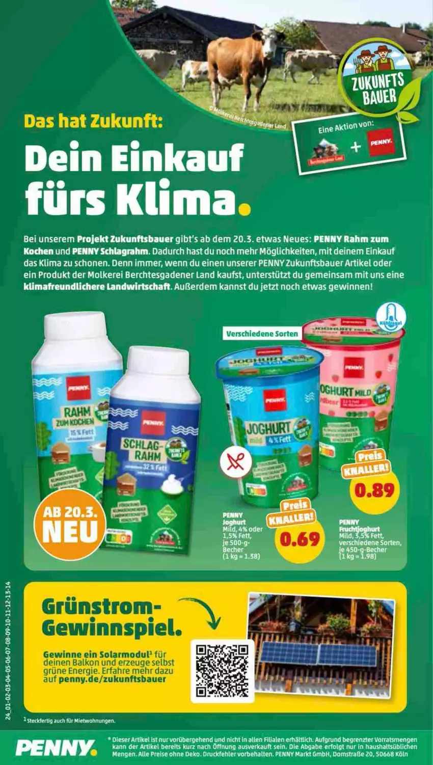 Aktueller Prospekt Penny - Prospekte - von 06.03 bis 11.03.2023 - strona 24 - produkty: auer, Bau, Bauer, eis, elle, erde, reis, schlagrahm, tee, Ti, ZTE