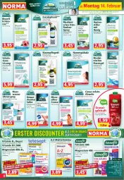Gazetka promocyjna Norma - Norma - Gazetka - ważna od 21.02 do 21.02.2022 - strona 8 - produkty: apfel, apfelsaft, Apotheke, bio, creme, Echinacea, eis, Engel, flasche, frucht, grana, granatapfel, honig, ilag, magnesium, magnesium 400, medizinprodukt, Meerwasser, Pflegeöl, Rana, saft, salz, Ti, vita, Vitamin B, Vitamin D, Vitamine, wasser