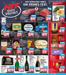 Gazetka promocyjna Hit - Wochenprospekt - Gazetka - ważna od 21.12 do 21.12.2024 - strona 1 - produkty: alkohol, ananas, apfel, avocado, bärenmarke, beutel, brut, butter, caffè crema, champagne, champagner, cola, cremissimo, dallmayr, dallmayr prodomo, eis, espresso, filet, flasche, frische milch, gewürz, gin, glasflasche, irische butter, jahrgangssekt, kerrygold, Kette, Kraut, krombache, krombacher, Kühne, lachs, langnese, langnese cremissimo, lavazza, maggi, maggi fix, Mantel, medaillons, Mett, metternich, milch, milka, milka schokolade, mumm, natur, oder espresso, pfeffer, philadelphia, prodomo, reis, Ria, rind, rinder, rinderfilet, rotkohl, sauce, schoko, schokolade, schwein, schweine, schweinefilet, sekt, sim, Speck, steak, steaks, Ti, wein, weine, Wild, wildlachs, ZTE