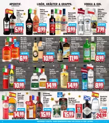 Gazetka promocyjna Hit - Wochenprospekt - Gazetka - ważna od 21.12 do 21.12.2024 - strona 18 - produkty: alkohol, amaro, Amaro del Capo, aperitif, baileys, bismarck, Bona, campari, canon, Cap, chia, coupon, eier, eierlikör, eis, elle, Fernet, fernet branca, flasche, gin, gin mare, grappa, irish cream, korn, kräuter, likör, limo, liqueur, mionetto, monte, orange, orangen, osborne, pircher, rama, ramazzott, ramazzotti, reis, Ti, Vecchia Romagna, Vermouth, verpoorten, vodka, zott, ZTE