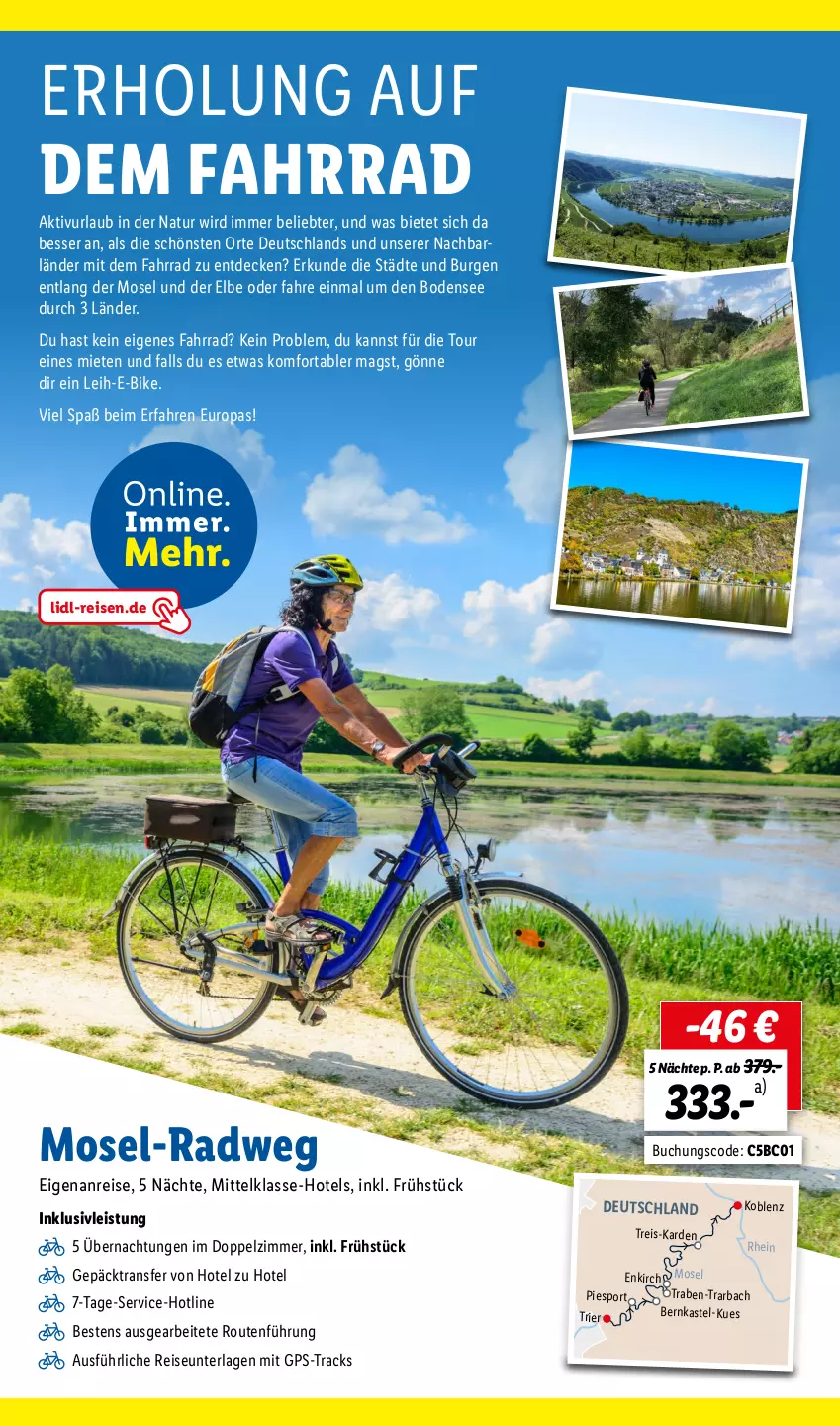 Aktueller Prospekt Lidl - Fahrrad Magazin 2023 - von 03.06 bis 18.06.2023 - strona 20 - produkty: buch, decke, E-Bike, eis, Fahrrad, GPS, natur, reis, Sport, Ti