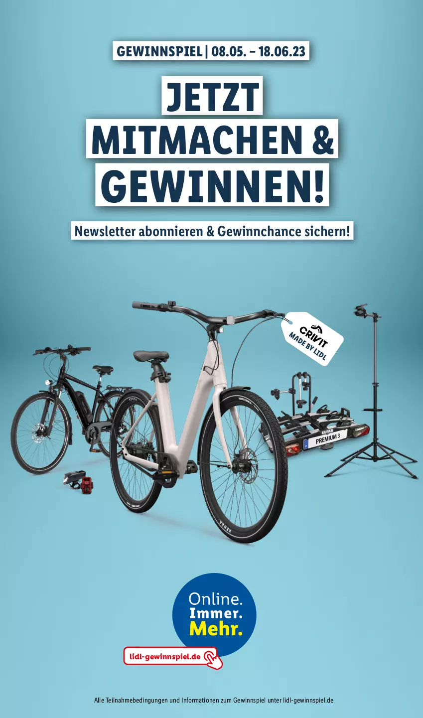 Aktueller Prospekt Lidl - Fahrrad Magazin 2023 - von 03.06 bis 18.06.2023 - strona 24 - produkty: gewinnspiel, mac, Ti