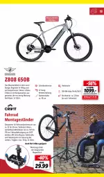 Gazetka promocyjna Lidl - Fahrrad Magazin 2023 - Gazetka - ważna od 18.06 do 18.06.2023 - strona 13 - produkty: akku, E-Bike, E-Bikes, eis, ente, Fahrrad, Kette, messer, Mountainbike, rwe, Schal, Schale, Teleskop, Ti, werkzeug