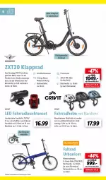 Gazetka promocyjna Lidl - Fahrrad Magazin 2023 - Gazetka - ważna od 18.06 do 18.06.2023 - strona 6 - produkty: akku, auer, binden, crivit, eis, Fahrrad, fahrradhelm, Klapprad, Leuchte, leuchten, Mode, nexus, rücklicht, rwe, sattel, sattelstütze, Schal, Ti