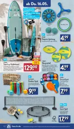 Gazetka promocyjna Aldi Nord - Von Montag - Gazetka - ważna od 18.05 do 18.05.2024 - strona 22 - produkty: ball, dell, elle, ente, gin, Holz, leine, Mode, ring, rum, spielzeug, Sport, Tasche, Ti, tragetasche, wasser, ZTE