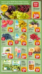 Gazetka promocyjna Rewe - Prospekte - Gazetka - ważna od 19.08 do 19.08.2023 - strona 4 - produkty: banane, bananen, beere, beeren, bier, bonduelle, eis, elle, früchte, galiamelone, Garten, heidelbeere, heidelbeeren, himbeer, himbeere, himbeeren, kopfsalat, kuchen, melone, melonen, pflaume, pflaumen, reis, rewe beste wahl, rote tafeläpfel, rum, saft, salat, Schal, Schale, smoothie, tafeläpfel, tafeltrauben, Ti, trauben