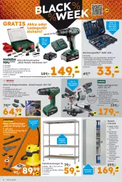 Gazetka promocyjna - Gazetka - ważna od 30.11 do 30.11.2024 - strona 2 - produkty: adapter, akku, akku-bohrschrauber, angebot, angebote, aust, auto, Bau, Behälter, Bohrschrauber, Brei, Eckregal, eis, elle, erde, Holz, kerze, koffer, ladegerät, ndk, nuss, regal, Reinigung, säge, Schal, Schrank, schrauben, Schraubendreher, steckregal, Stier, Ti, Tiere, Trockensauger, werkzeug