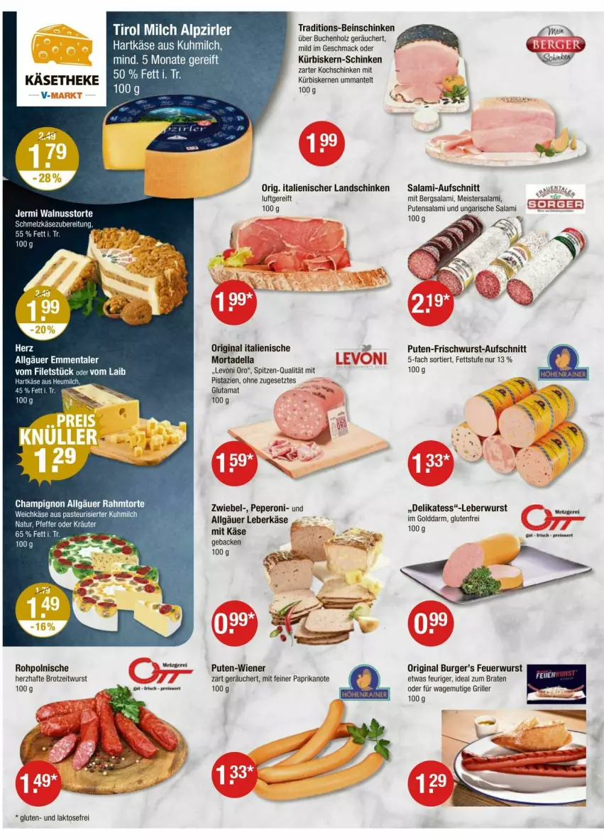 Aktueller Prospekt Vmarkt - Prospekte - von 09.10 bis 15.10.2025 - strona 2 - produkty: aufschnitt, braten, brot, buch, burger, dell, eis, emmentaler, ente, filet, filets, frischwurst-aufschnitt, geback, gin, grill, hartkäse, Heu, heumilch, Holz, HP, ideal zum braten, Käse, käsetheke, kräuter, Kürbis, landschinken, leberkäs, leberkäse, leberwurst, LG, mac, Meister, milch, mortadella, natur, oder kräuter, paprika, pfeffer, pistazien, pute, Putensalami, salami, schinken, Ti, Ungarische Salami, weichkäse, wiener, wurst, ZTE, zwiebel