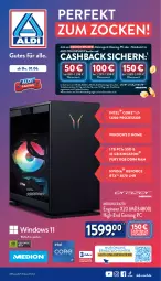 Gazetka promocyjna Aldi Nord - ALDI Multimedia - Gazetka - ważna od 30.06 do 30.06.2023 - strona 1 - produkty: aldi, Gaming PC, gaming-pc, geforce, gin, Intel, Kingston, medion, notebook, nvidia, nvidia geforce, Razer, rtx, Spiele, ssd, Ti