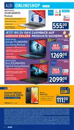 Gazetka promocyjna Aldi Nord - ALDI Multimedia - Gazetka - ważna od 30.06 do 30.06.2023 - strona 2 - produkty: aldi, aldi talk, alle artikel ohne dekoration, angebot, angebote, auer, aust, auto, Bau, Betriebssystem, dekoration, deo, eis, elle, erde, gaming notebook, geforce, gin, gtx, hardware, Intel, kamera, Laptop, LG, Liege, medion, Medion Akoya, ndk, notebook, nvidia, radeon, Razer, reis, ring, rtx, rwe, ryzen, Schal, Schale, Software, ssd, Ti, Tiere, tisch, uhr, versandkostenfrei