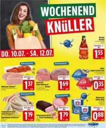 Gazetka promocyjna Edeka - Prospekte - Gazetka - ważna od 12.07 do 12.07.2025 - strona 28 - produkty: bärenmarke, Becher, braten, bratwurst, bsf, burger, develey, eis, flasche, fleisch, joghur, joghurt, joghurt mit der ecke, kaffee, ketchup, milch, Müller, natur, paprika, pute, regensburger, rollbraten, schnitzel, schwein, wein, wurst, ZTE