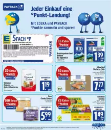 Gazetka promocyjna Edeka - Prospekte - Gazetka - ważna od 12.07 do 12.07.2025 - strona 4 - produkty: alpenmilch, angebot, bio, coupon, coupons, deka, erde, filet, filets, hummus, Käse, kühlmann, lachs, LG, mac, milch, papier, payback, Rauch, rwe, südzucker, Ti, tisch, zucker