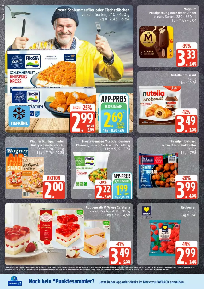 Aktueller Prospekt Edeka - Prospekte - von 05.01 bis 10.01.2026 - strona 18 - produkty: eis, frosta, payback, reis, Ti