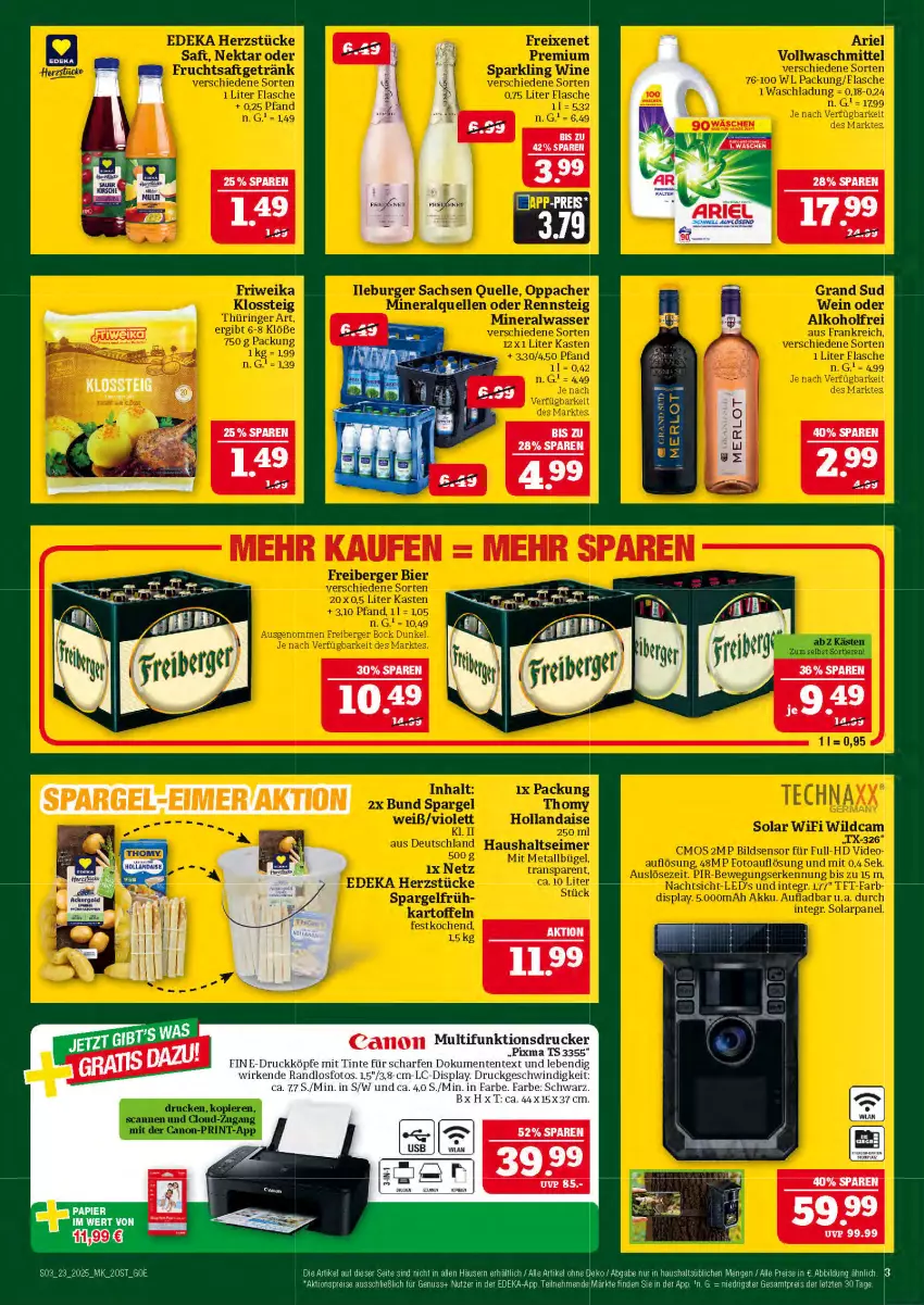 Aktueller Prospekt Marktkauf - Prospekt - von 01.06 bis 07.06.2025 - strona 3 - produkty: aktionspreis, canon, deka, drucker, eis, ente, multifunktionsdrucker, nuss, reis, Ti, ZTE