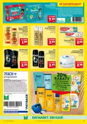 Gazetka promocyjna Marktkauf - Prospekt - Gazetka - ważna od 07.06 do 07.06.2025 - strona 27 - produkty: angebot, auto, axe, axe duschgel, body, bodyspray, colgate, colgate total, coupon, coupons, creme, deka, deo, deodorant, duschgel, eis, elnett, erde, feuchtigkeitscreme, flasche, garnier, haarspray, l'oreal, LG, milch, nivea, pampers, papier, payback, Rauch, reis, rwe, shampoo, sofortrabatt, sonnenmilch, sonnenspray, spülung, Ti, tisch, Wahre Schätze, Yo, zahncreme, ZTE