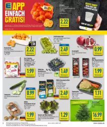 Gazetka promocyjna Diska - Prospekte - Gazetka - ważna od 10.12 do 10.12.2022 - strona 3 - produkty: aktionspreis, apfel, ball, beere, beeren, bio, braun, burger, champignon, champignons, champignons braun, clementinen, deka, edeka bio, eis, fisch, grana, granatapfel, gurke, heidelbeere, heidelbeeren, kartoffel, kartoffeln, LG, mini-rispentomaten, nuss, orange, orangen, Rana, reis, rispentomaten, salat, Salatgurke, Schal, Schale, speisekartoffeln, suppe, suppen, tafeläpfel, tafeltrauben, Ti, tomate, tomaten, trauben