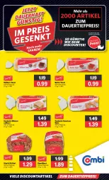 Gazetka promocyjna Combi - Prospekte - Gazetka - ważna od 03.02 do 03.02.2024 - strona 1 - produkty: angebot, angebote, auer, brot, butter, dauertiefpreis, discount, eis, Eiweißbrot, korn, reis, sandwich, Ti, tiefpreis, toast, vita