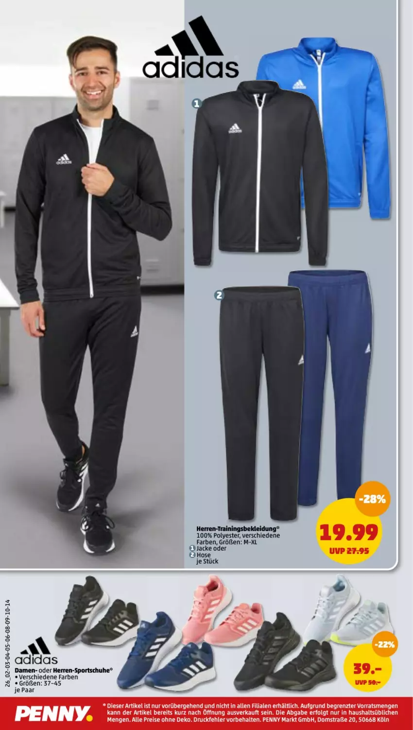 Aktueller Prospekt Penny - Prospekte - von 20.06 bis 25.06.2022 - strona 26 - produkty: hose, Jacke, kleid, Kleidung, schuhe, Sport, sportschuhe